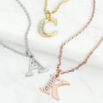 thumbnail image 3 of Personalized Planet Women's Diamond Accent Initial Charm Necklace, 3 of 4