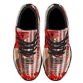 thumbnail image 2 of In Flanders Fields Poppy American flag Shoes Sneakers Black Size 3.5, 2 of 7