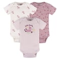 thumbnail image 1 of Gerber Essentials Pañalero Pack 3 Piezas Venadito Algodón Stretch Ropa Bebé Rosa, 1 of 5