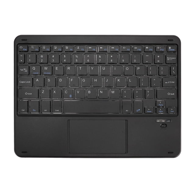 Tablet Keyboard Case, Leather Cordless BT Anti Scratch Tablet Touchpad Trackpad Keyboard Case for Tab S6 Lite 10.4 Inch SM P613 SM P619 P610 SM P615