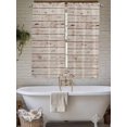thumbnail image 7 of Living Room Curtains 72 Inches length, Vintage Farmhouse Window Treatment Curtain Drapes, Country Retro Beige Wooden Grain Light Filtering Drapes for Bedroom Laundry Room, 52"x72", 2 Panels, 7 of 7