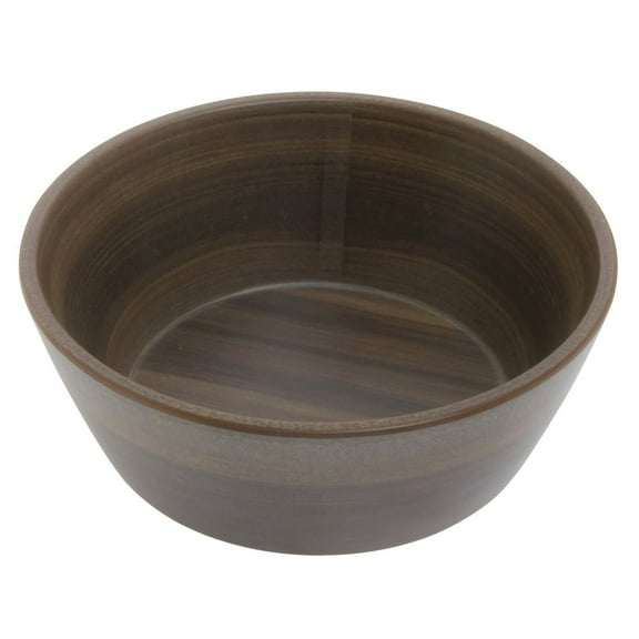 HUBERT® Serving Bowl with Acacia Finish - 6" Dia x 2 1/4" H