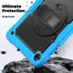 thumbnail image 4 of Funda para Samsung Galaxy Tab A11 Plus de 11 pulgadas (2025) y A9 Plus de 11 pulgadas (2023), resistente, a prueba de golpes, con soporte giratorio de 360° y correa de mano/bandolera., 4 of 9