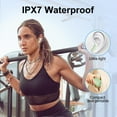 thumbnail image 5 of WeurGhy Earbuds Wireless Bluetooth Noise Cancelling for iPhone Android Sports Workout, 56H Playtime Waterproof LED Display in Ear Headphones, Green, 5 of 8