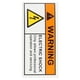 thumbnail image 3 of Etiqueta de advertencia de alto voltaje para mantenimiento, peligro, peligro eléctrico, señal de seguridad de descarga eléctrica para escuelas y hospitales., 3 of 5