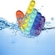 thumbnail image 3 of Rainbow Colors Palm Push Bubble Juguete Sensorial Silicona Descompresión Juguete Extrusión Bubble Sensory Toy Para Adultos Niños Kearding FN006056-00, 3 of 6