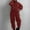 Wine, variant on Womens Fuzzy Fleece Tracksuit Sets Pullover 1/4 Zipper Oversized Sweatshirt & Joggers Fall Winter 2 Piece Lounge Outfits