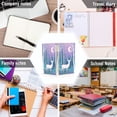 thumbnail image 6 of FORMRS 1-Subject Spiral Notebook 8" x 5" College Ruled 60 Refillable Sheet A5 Hard Cover, 2 Pack, Purple Night Deer, 6 of 7