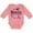 Mauve, variant on Inktastic Fibromyalgia Awareness butterfly ribbon Boys or Girls Long Sleeve Baby Bodysuit