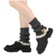 thumbnail image 2 of Calcetines de punto cálidos de lana para mujer, calcetines de invierno, calcetines abrigados, calcetines acrílicos para mujer, 2 of 5