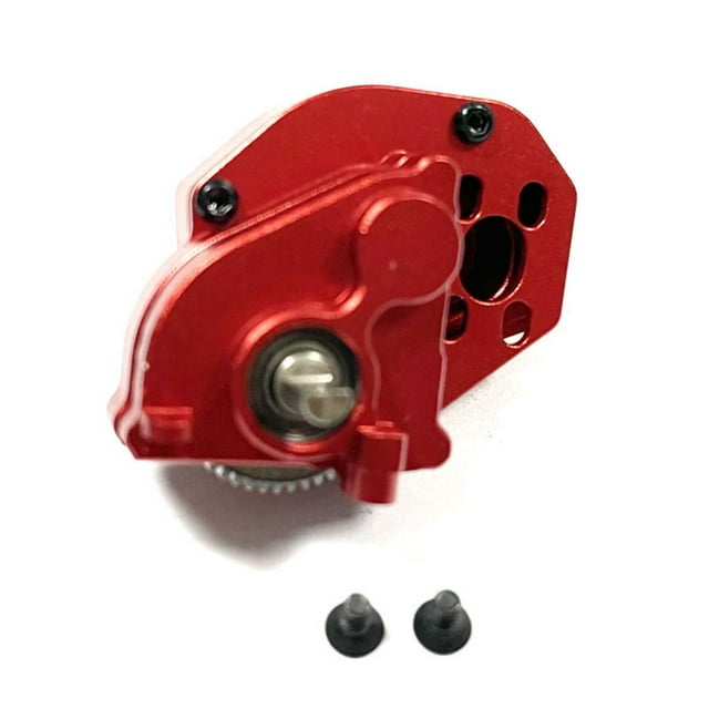 fastboy 1pcs Aluminum Alloy 1/24 Reduction Gear Box For AXIAL SCX24 RC Car Part RC Car Accessories Replacement Parts RC Upgrade Part Red