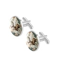 thumbnail image 2 of Deer Elegant Dress Shirt Stainless Steel Cufflinks for Men, Formal Occasions, 2 of 6
