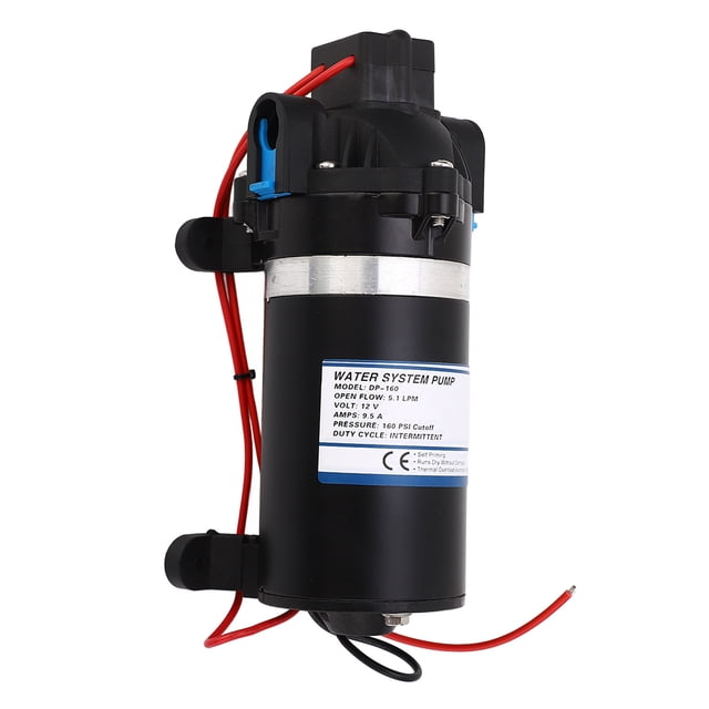 Bomba de refuerzo DV, bomba de refuerzo de presión de agua de diafragma de alta presión de 160 PSI, bomba de diafragma de rendimiento sólido