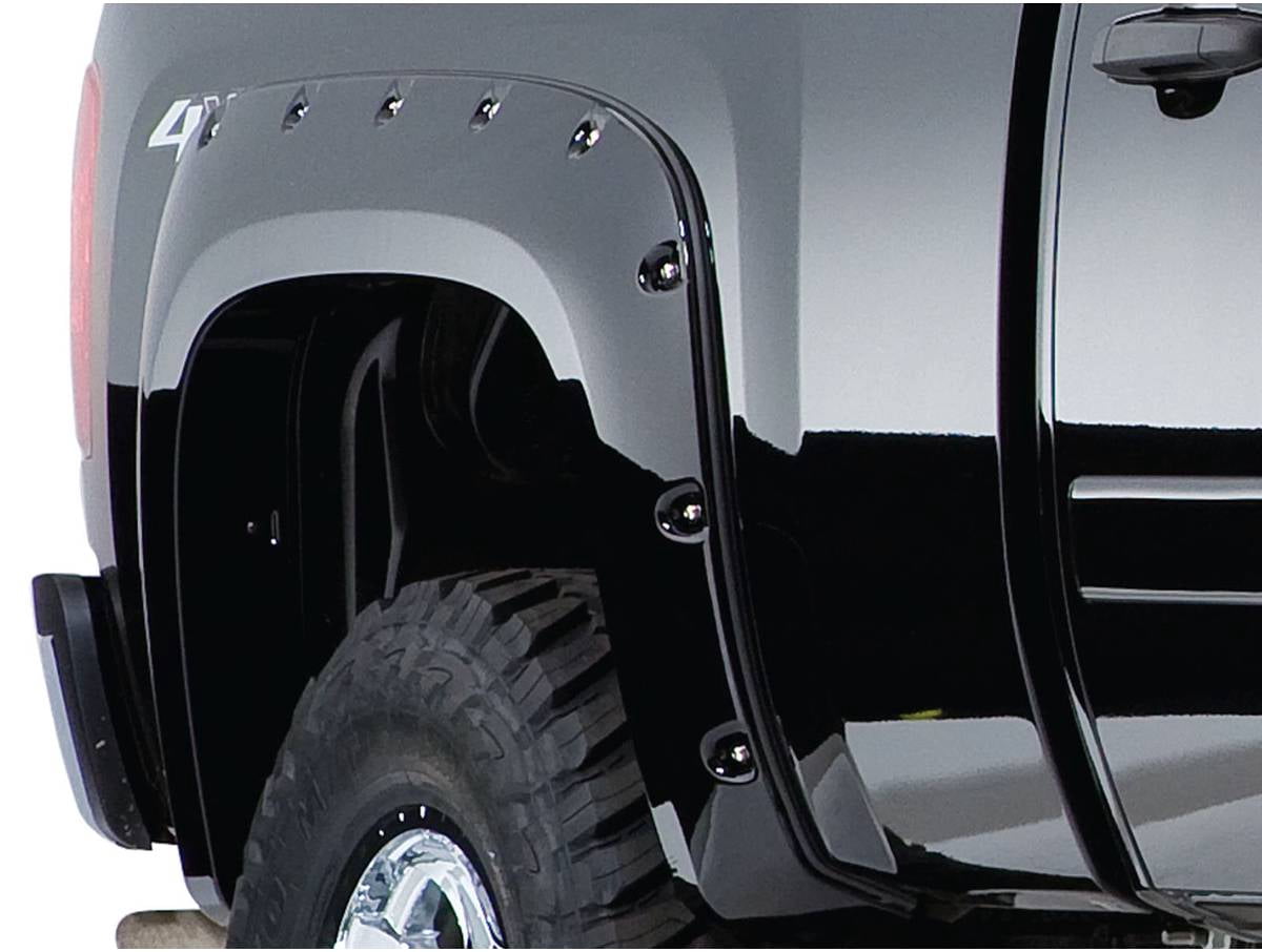 Husky Liners 2804924 Pocket Style Fender Flares Fits 2007-2013 Chevy Silverado 1500, 2007-2014 Silverado 2500/3500, 6'6", 8' Bed