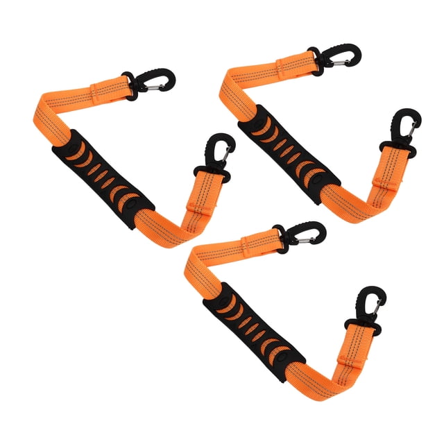 3 Piezas Correa para Patines, Correa Portadora de Botas de Esquí de Nailon, Correa Portadora de Botas de Snowboard para Llevar Zapatos de Skate, Naranja