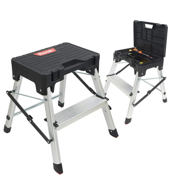 Pro-Lift Two Step Ladder with Storage