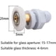 thumbnail image 2 of 4 Pieces Shower Door Wheel 25mm Shower Door Rollers Shower Rollers Shower Door Roller Roller Caster Shower Door Runners For Shower Door, 2 of 5