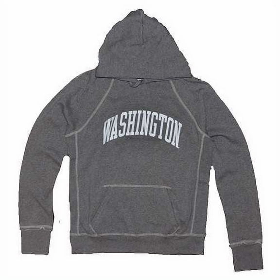 Washington Huskies Hooded Sweatshirt - Ladies Hoody By League - Midnight Heather