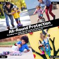 thumbnail image 7 of 6 Pack Knee & Elbow Pads for Kids Youth Children Outdoor Activities  Guards Protective Gear Pad Set for Roller Skates Cycling BMX Bike Skateboard Inline Skating's Scooter Shaved Ice Riding Sports, 7 of 7