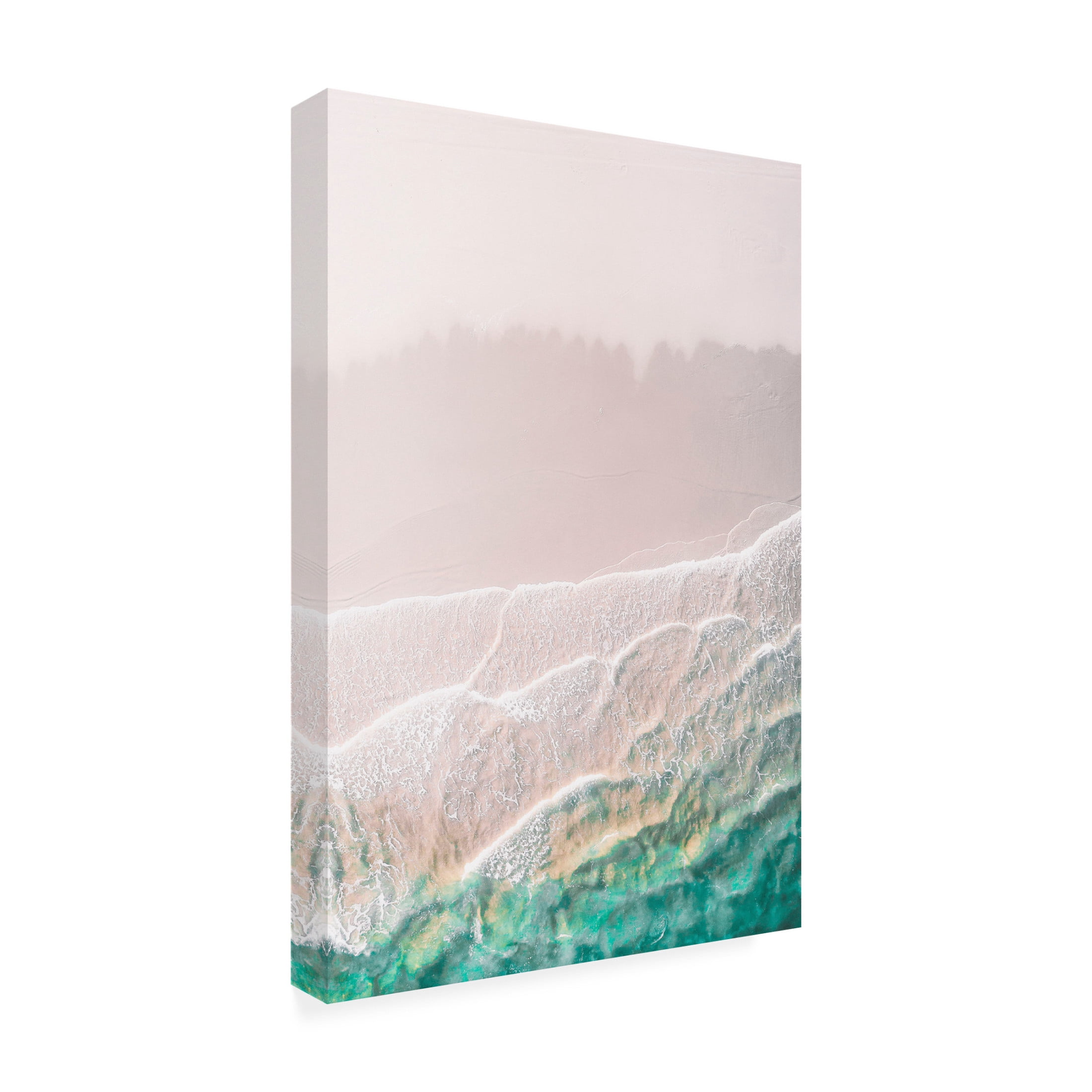 Canvas Wall Art - Incado 'Wave Detail' Wall Art for Living Room, Bedroom, or Office Décor by Trademark Fine Art - 12 x 19 Inches