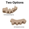 thumbnail image 2 of Gecheer Silicone Toe Separators Toe Corrector Spacer Spreader Stretchers for Bunion Hammer Toes Toe Correction 1#, 2 of 6