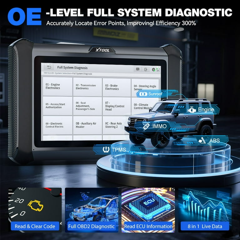 XTOOL X100 Pads Automotive AI-Assisted OBD2 Scanner Diagnostic
