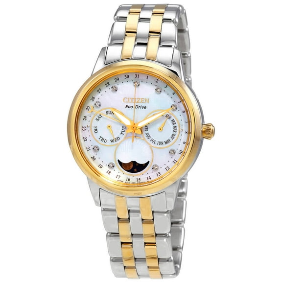 Citizen Eco Drive Women's Calendrier Diamond Chronograph Watch FD0004-51D