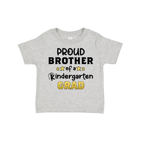 

Inktastic Proud Brother of a Kindergarten Grad Gift Toddler Boy Girl T-Shirt