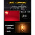 thumbnail image 3 of 194 LED Bulb YM E-Bright Yellow Red Light Toggle T10 168 2825 W5W 42SMD CANBUS LED Replacement Bulbs Error Free for Dome Map Door Courtesy Interior Car Lights,12V/ 24V,Pack of 4, 3 of 7