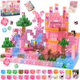 thumbnail image 1 of Bloques Magnéticos Magneverse 100 PCS Castillo de Princesa Rosa, 1 of 6