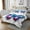 Blue Pink White, variant on YST Dog Hunter Quilt Set Twin For Kids Boys Girls,Animal Mallard Duck Bedspread Set Duck Hunting Coverlet Set Farmhouse Country Bed Set 1 Pillow Case 2 Pcs