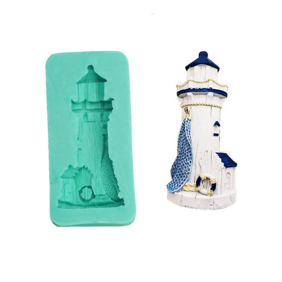 Rvaymup Silicone Baking Molds Lighthouse Shape Fondant Moulds Cake Moulds Baking Tool
