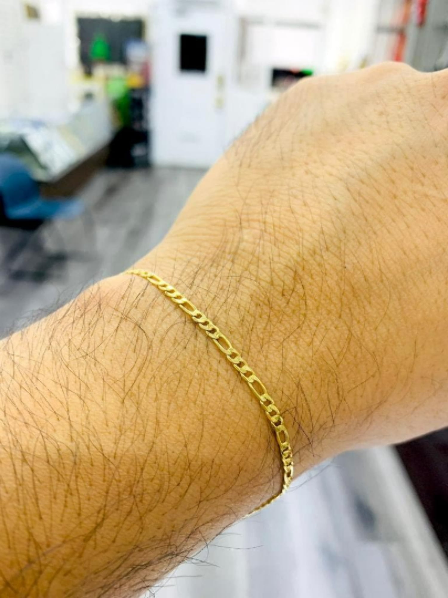 Baby Bracelet Girls Boys Jewelry Newborn Figaro 14K Gold Filled Pulsera 4"