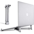thumbnail image 1 of Support d'Ordinateur Portable Portable, Support d'Ordinateur Portable Réglable pour MacBook Pro, Bureau en Aluminium Pliable Compact Universel pour 12 13 15 17 Pouces, 1 of 5