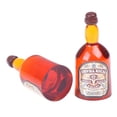 thumbnail image 4 of 2 Piezas de Vino de Whisky en Miniatura Sala de Estar Cocina Modelo Juguetes Sunnimix Botellas de vino de casa de muñecas, 4 of 8