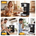 thumbnail image 5 of Kuhitley 12 Cup Drip Coffee Maker, 950W Automatic Coffee Machine with Programmable Timer, Strong Brew, 2-Hour Keep Warm & Auto Shut Off, 1.8L for Home Kitchen Daily Use,Black，CM-135ES2, 5 of 11