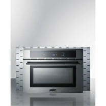 Stainless steel trim kit to extend width of CMV24 speed oven to 30"