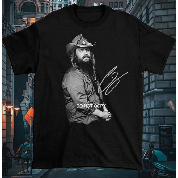 Chris Stapleton Singned TShirt Black