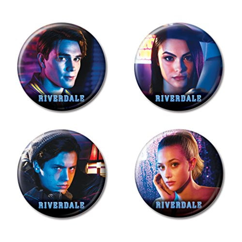 Ata-Boy Riverdale Characters Ensemble de 4 Boutons de Collection 1.25 Pouces