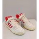 thumbnail image 1 of New Men’s Adi-das Forum 84 Low AEC Shoes-Cloud White/Red (HR0557) Size 12, 1 of 6