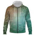 thumbnail image 1 of Sudadera con capucha y cremallera de gran tamaño para hombre, informal, con impresión 3D, nueva fórmula matemática de primavera y otoño, 1 of 6