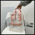 thumbnail image 2 of dajkiuy Clear Backpack Heavy Duty PVC Transparent Backpack Large School Book Bag, 2 of 7