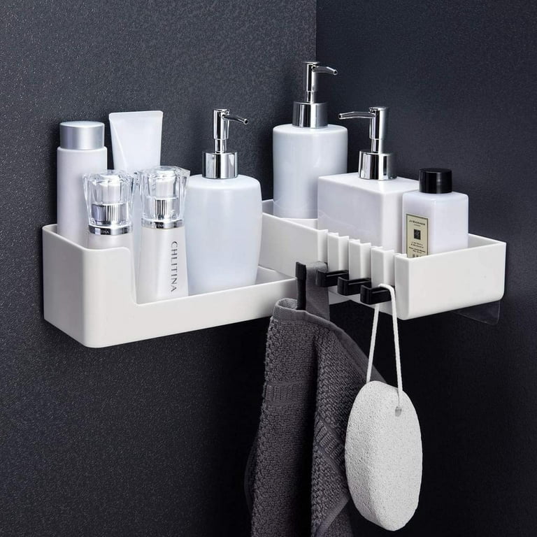Adhesive Shower Caddy Bathroom Shelf Wall Organizer Floating