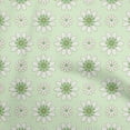 thumbnail image 1 of oneOone Cotton Poplin Twill Mint Green Fabric Floral Retro Sewing Material Print Fabric By The Yard 56 Inch Wide, 1 of 4
