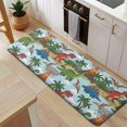 thumbnail image 5 of LightColor Dinosaurs Volcanoes Pattern Kitchen Rug Mat,Kitchen Runner Rugs Non Skid Washable,Decorative Kitchen Floor Mats for Kitchen,Sink,Laundry,17"x47.2", 5 of 7