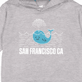 thumbnail image 3 of Inktastic San Francisco California Whale Watching Toddler Hoodie, 3 of 4