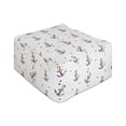 thumbnail image 1 of Vintage Nautical Tattoo Rectangle Pouf, Repetitive Pattern of Polygonal Colorful Anchor, Under Desk Foot Stool for Living Room Office Ottoman with Cover, 25", Multicolor, by Ambesonne, 1 of 4