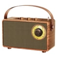 thumbnail image 1 of Altavoz retro Bluetooth FREEFISH, radio portátil, decoración vintage, 1 of 9