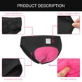 thumbnail image 5 of Cycling Shorts,Women 3d Padded 3d Padded Bike Da Ciclismo Da Pantaloncini Da Bici Imbottiti In 3d Intima Da Ciclismo Da Pantaloncini Da Dsfen Biancheria Intima 3d Slip Da Slip Da Bicicletta S, 5 of 7