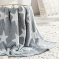 thumbnail image 4 of Home Soft Things Star Printed Flannel Travel Throw, 4 of 11